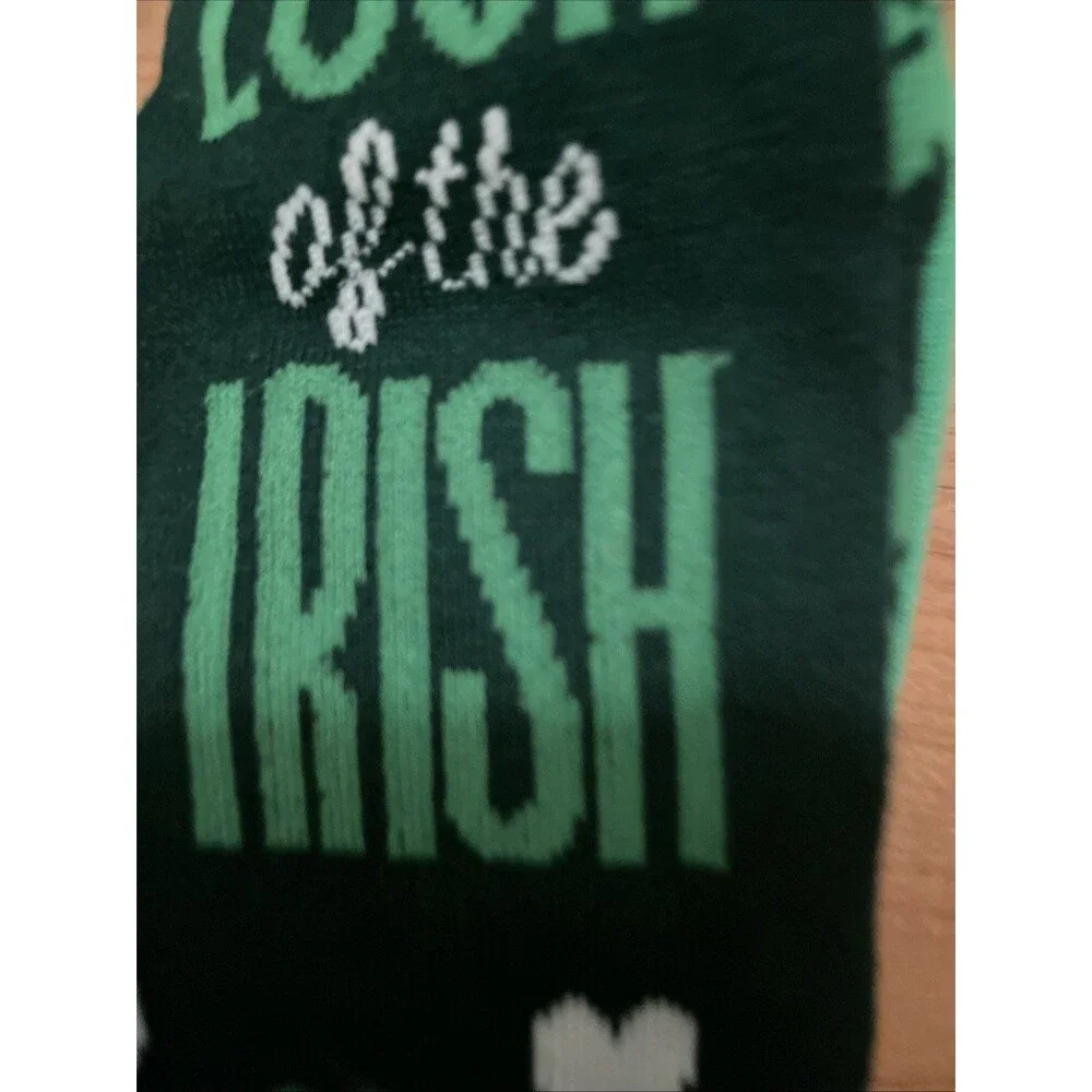 St. Patrick's Day Luck Of The Irish Socks 3 Pairs Shoe Size 6-12 & 10-13